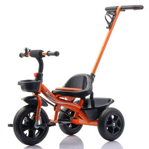 Vélo pour enfants à trois roues bon marché avec barre de poussée et roues en EVA Tricycle pour enfants avec siège arrière pour enfants Triciclo - Product Image 2
