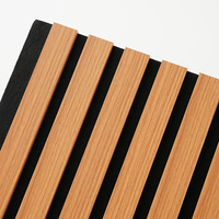 Vente d'usine : Panneau acoustique décoratif en feutre polyester absorbant le son, panneau grille acoustique en PET écologique pour plafond