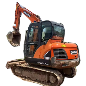 Excavatrice sur chenilles MINI d'occasion Doosan DX60-9c à haute efficacité, 6 tonnes, marque coréenne d'occasion, excavatrice Doosan, emballage EPR Allemagne - Product Image 2