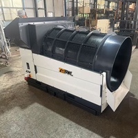TAVOL Promotion : Cribleuse Circulaire Haute Efficacité pour Minerais et Sols, Tambour Rotatif, Machine de Criblage à Tambour Rotatif, Moteur Multi-Tension