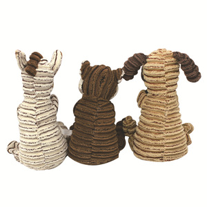 Dog Donkey Fox Squeaky Plush Chew Toys Durable Molar Teeth Cotton <b>Down</b> Interactive Plush Dog Chew Toys - Product Image 2