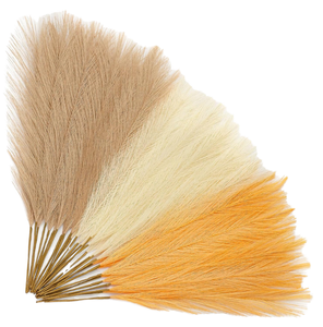 Herbe <span class=keywords><strong>de</strong></span> la Pampa Artificielle <span class=keywords><strong>en</strong></span> Gros, Fausses Herbes <span class=keywords><strong>de</strong></span> la Pampa pour Décoration <span class=keywords><strong>de</strong></span> Mariage, Décoration Bohème pour la Maison, Grandes Herbes Hautes <span class=keywords><strong>en</strong></span> Vrac pour Remplissage <span class=keywords><strong>de</strong></span> Vases - Product Image 1
