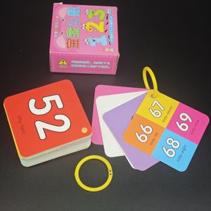 Tarjetas Flash <span class=keywords><strong>para</strong></span> niños pequeños y niños | Tarjetas educativas aprobadas por el instructor <span class=keywords><strong>para</strong></span> niños en edad <span class=keywords><strong>preescolar</strong></span> con anillo - Product Image 4