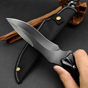 سكين كارامبيت من الفولاذ المقاوم للصدأ بشعار مخصص من KCH، سكين ثابت النصل للدفاع عن النفس والبقاء على قيد الحياة مع غمد وملحقات - Product Image 3