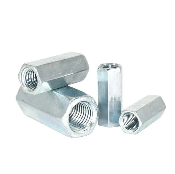 Factory Price Wholesale Din6334 Long Nut Hex Nuts Galvanized Hexagon Coupling Nuts