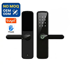 Serrure de porte intelligente intégrée 2026 Tuya WiFi Alexa TTLock avec empreinte digitale, mot de passe et RFID pour Airbnb, appartement et maison connectée - Product Image 1