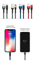 Câble USB Type C pour smartphone, charge rapide 5A, câble de données USB-C à charge rapide, câble de données pour téléphone portable, tressé en nylon pour SAMSUNG XIAOMI