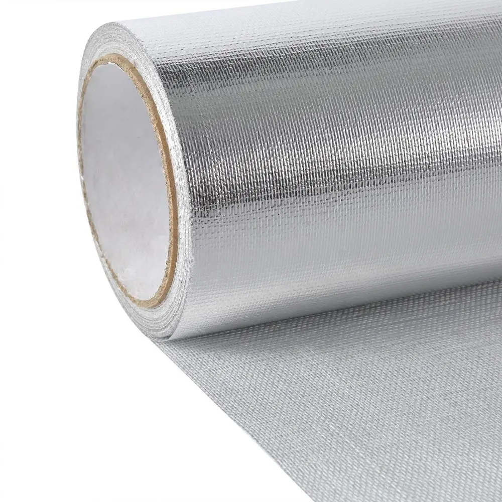 metallized aluminum foil heat insulation firefighting cotton fabric