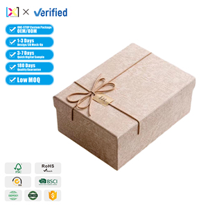 Custom Logo Rigid Paper <b>Box</b> Lid and Base Gift Packaging with Flip up Design for Luxury Retail and Storage - Product Image 1
