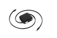 Câble de charge rétractable multi-prise écologique en R-TPE, câble de charge rapide 4 en 1, adaptateur multi-chargeur pour téléphone portable/iPad/tablette/PC