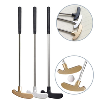 Mini-putter de golf en acier inoxydable avec logo personnalisé pour cadeaux promotionnels d'entreprise