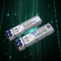 Module 100BASE-FX SFP-FE-SM1310 155 Mbps 1310 nm Portée 20 KM Duplex LC SMF Transceiver Fibre Optique pour Réseau d'Accès Fibre LAN