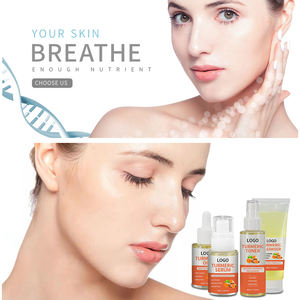 Set de Cuidado Facial Exfoliante de Marca Privada, Blanqueador, Iluminador, para el Acné, con Cúrcuma - Product Image 4