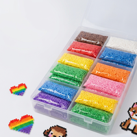 Venta al por Mayor de Cuentas Fusibles Mini de 2.6mm, Kit Educativo de Cuentas Fusibles para Manualidades, Juego de Cuentas Perler