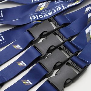 Custom Lanyards Keychain Solar System Corporate Gift Detachable Neck Strap Solar Energy Staff ID Card Holder Lanyard - Product Image 3