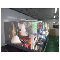 55-дюймовый ультратонкий прозрачный OLED-телевизор с сенсорным экраном и ОС Android для навигации, образования и розничной торговли