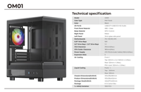 Boîtier pour PC de jeu Micro ATX de haute qualité USB3.0 verre trempé vue sur la mer bonne tour moyenne avec trois ventilateurs arc-en-ciel