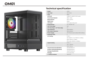 เคสไมโคร ATX สำหรับเล่นเกมพีซีกระจกเทมเปอร์ USB3.0วิวทะเลวิวหอคอยกลางดีมีพัดลมสายรุ้งสามตัว - Product Image 5