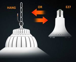 Lampu Led industri, 130lm/w lampu Led aluminium Super terang 65W 80W 100W 150W dengan reflektor Led <span class=keywords><strong>Highbay</strong></span> - Product Image 2