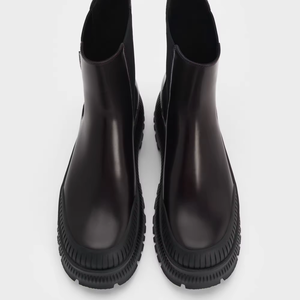 High quality Chelsea <b>Boots</b> for <b>Women</b> Comfortable Genuine Leather Flat Chunky Shoes for Outdoor Sports <b>Boots</b> shoes Martin <b>Boots</b> - Product Image 5