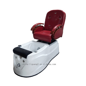 Moderno Redining Pedicura Spa Sillas Sin Fontanería Lujo Salón de Uñas Negro Pedicura Silla Pie Spa Masaje y Manicura Mesa Set - Product Image 1
