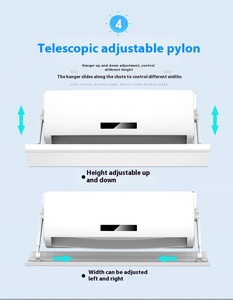 Camera da letto facile installazione regolabile a parete <span class=keywords><strong>condizionatore</strong></span> d'aria deflettore universale aria condizionata sfiato parabrezza - Product Image 5