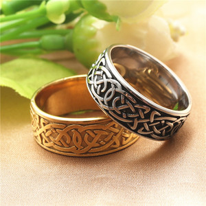 <b>Titanium</b> Steel Viking <b>Ring</b> Retro Silver Men's Punk Jewelry Gift 212010 - Product Image 4