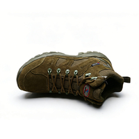 Bottes de randonnée légères pour hommes, tactiques, durables, imperméables, antidérapantes, mi-mollet, en PU et maille, toutes saisons, à enfiler