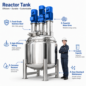 Ace High Viscosity Granular Hot Melt Adhesive Mixing Reactor - Product Image 5