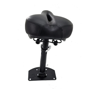 Siège pliant réglable de 10 pouces avec amortisseur, accessoires de réparation pour tiges de selle de trottinette électrique - Product Image 6