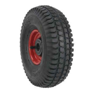 Hanak 10-Inch Pneumatic Rubber <strong>Wheels</strong> with Ball Bearing 1 Year Warranty <strong>for</strong> Barrow <strong>Wheels</strong> <strong>Trolley</strong> Use <strong>for</strong> Many Road Conditions - Product Image 4