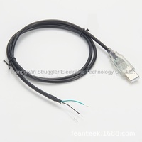 Struggler USB a TTL a RS485 Cable de programación Trenza de cobre Chaqueta de PVC FEANTEEK