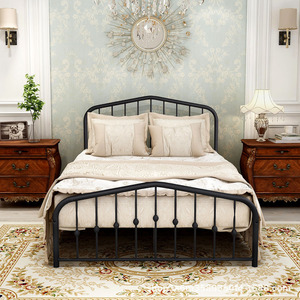 Letto in Ferro Battuto Nordico 2026 con Struttura in Acciaio, Design Smontabile, 15m, Singolo, per Appartamenti Piccoli e Uso Domestico - Product Image 1