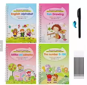 Cuaderno de Práctica de Caligrafía Mágica para Niños, Libro de Trazado de Números para Preescolares, Juego de Cuadernos de Caligrafía Mágica Práctico para Niños - Product Image 6