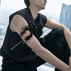 สติกเกอร์รอยสักชั่วคราวลายดอกไม้สีขาวเล็กๆ ปลอดสารพิษ กันน้ำ ลายเหมือนจริง สีใหม่ ชั่วคราวและไม่เป็นอันตราย - Product Image 5