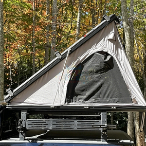<span class=keywords><strong>Carpa</strong></span> de techo rígida de aluminio para 4 personas, tipo X Hinge, para coche <span class=keywords><strong>4x4</strong></span>, <span class=keywords><strong>carpa</strong></span> de camping para techo de coche. - Product Image 4