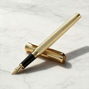 Bolígrafos Metálicos de Alta Gama Dorados y Plateados con Logotipo, Pluma Estilográfica de Lujo con Diámetro de Escritura de 0.5 mm para Regalos Corporativos - Product Image 1