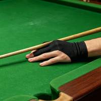 Gant de billard TAVON de haute qualité à 3 doigts, respirant, ajustement parfait, gant professionnel pour le bridge