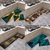 Tapis de sol de cuisine et de porte modernes, lavables, confortables, durables, en velours cristal, uniques et imperméables, vente en gros