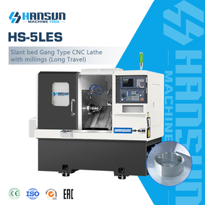 Tour à métaux CNC de haute qualité avec broche de 5 pouces, long débattement, avec fraisage latéral/fin - Product Image 1