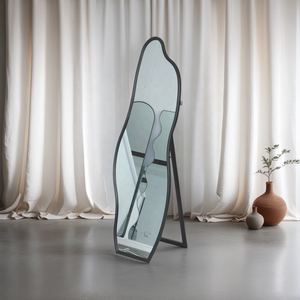 Espejo de pie y de pared irregular ondulado dorado al por mayor, espejo de cuerpo entero para decoración del hogar y dormitorio - Product Image 5