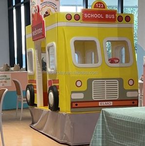 Nouvel équipement de terrain de jeux intérieur, cheval à bascule pour enfants, bus électrique pour 3 à 13 ans, capacité de 6 personnes, parents et enfants s'amuseront - Product Image 4
