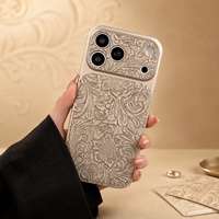 Étui de téléphone en cuir PU de luxe antichoc pour iPhone