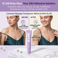 Nouveautés : Colle corporelle hypoallergénique douce pour la peau, résistante à l'eau, sans traces blanches, pour danseurs, adhésif corporel pour maintenir les vêtements en place