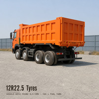 Самосвал HOWO 8x4, 371 л.с., Sinotruk, для строительства и горнодобывающей промышленности, кузов 7,6 м
