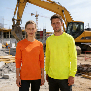 <span class=keywords><strong>T</strong></span>-Shirt a Maniche Lunghe Minimalista in Cotone e Poliestere <span class=keywords><strong>TC</strong></span>, Collo Tondo, per Sport e Tempo Libero - Product Image 6