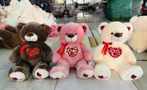 بيع بالجملة لعبة عملاقة مخصصة غير محشوة لينة جلد عيد الميلاد أفخم الحيوانات الحب الحيوانات المحشوة - Product Image 5