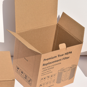 Boîte de rangement cosmétique personnalisée avec impression en relief, en papier kraft, avec matériau ondulé renforcé F/E/B/C/A/BC - Product Image 3