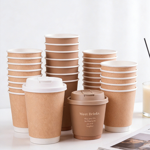 แก้วกาแฟกระดาษพิมพ์ลายเองขนาด 6 ออนซ์ แก้วกาแฟกระดาษแบบใช้แล้วทิ้งพร้อมฝาปิด แก้วกาแฟสองชั้นสำหรับเครื่องดื่มร้อนและชาไข่มุก - Product Image 4