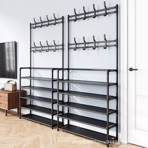 Chất Lượng Tốt Phổ Biến Giày Rack Với Treo Áo Giá Chấp Nhận Bán Buôn Giá Rẻ Nhất Giá Giày Giá Cung Cấp Từ Nhà Máy Ban Đầu - Product Image 2